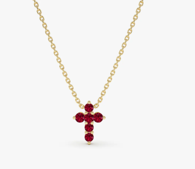 Ruby Gold Necklace