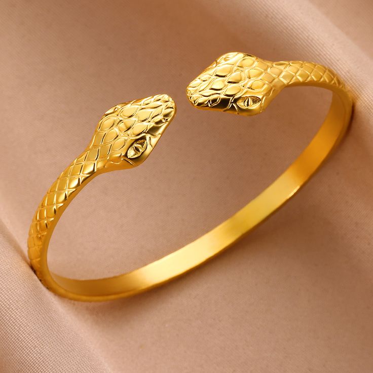 Snake Gold Bracelet