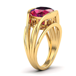 [RG16NDG01102500141] Ruby Gold Ring